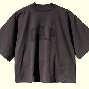 YZY x GAP x Balenciaga Dove Tee, Black, 3/4 Sleeve, No Seam, Size M